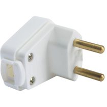 Plugue Angular 2P 250 V 10 A Tramontina Branco
