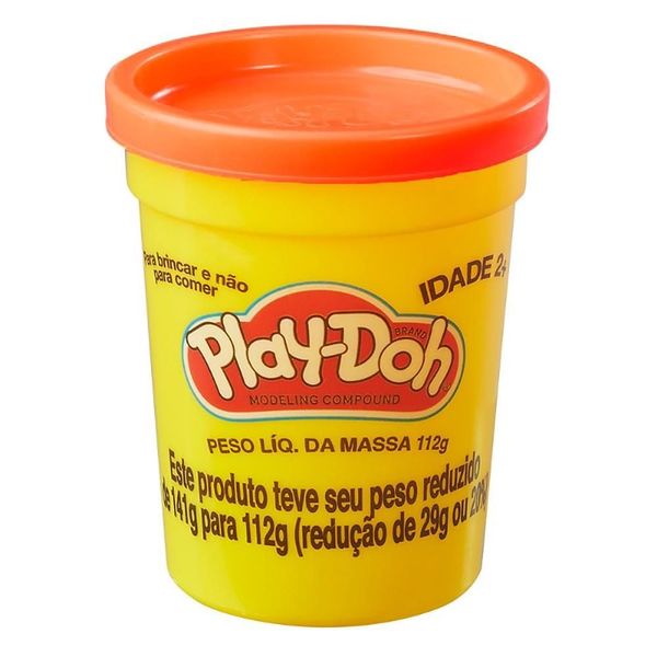 Massa de Modelar - Play-Doh - Potes Individuais 110 grs - Hasbro - LARANJA Play-Doh