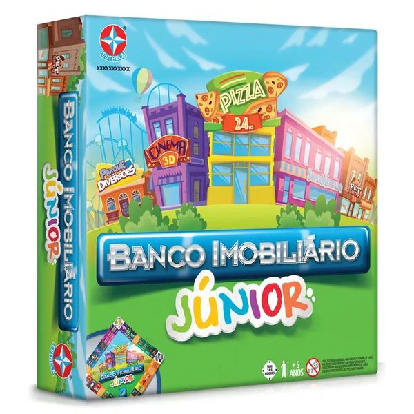 Jogo - Banco Imobiliário Júnior - NOVA CAIXA 1602800020