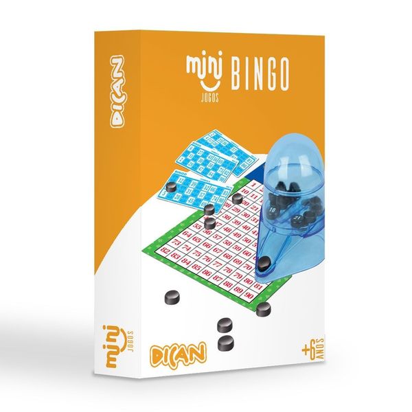 Jogo Clássico - Mini Bingo - Dican DIC5112