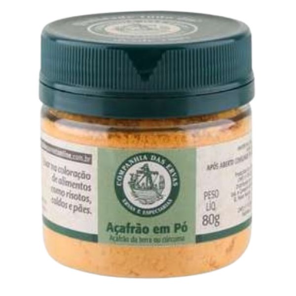 Açafrão em Pó Companhia das Ervas 80g