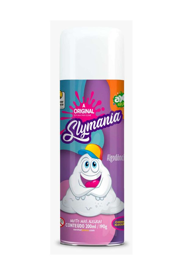 Espuma para Slime Slymania 200ml Algodoncio Branco