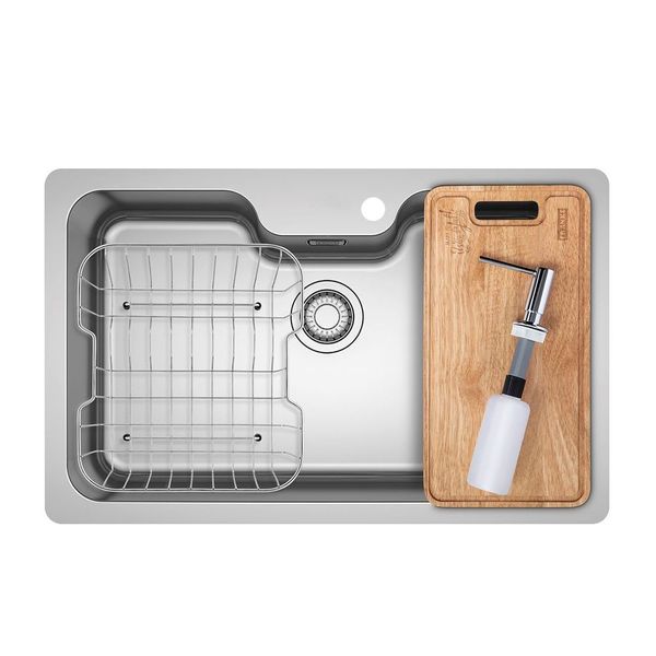 CUBA FRANKE DE EMBUTIR BELL BCX 110-75 TL 81x51 C/ACESSÓRIOS 15188 CUBA FRANKE DE EMBUTIR BELL BCX 110-75 TL 81x51 C/ACESSÓRIOS 15188