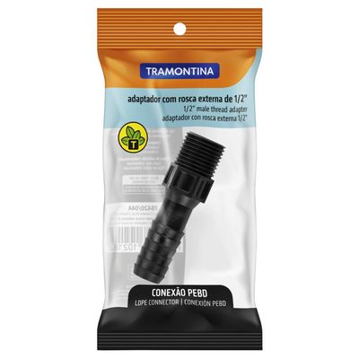 Adaptador com Rosca Externa 1/2 polegada Tramontina para Mangueiras