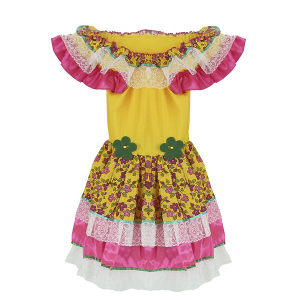 Vestido Junino Le M Estampas Diversas - Item Sortido
