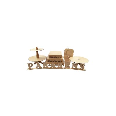 Kit Festa Provençal Mdf com 17 Unidades