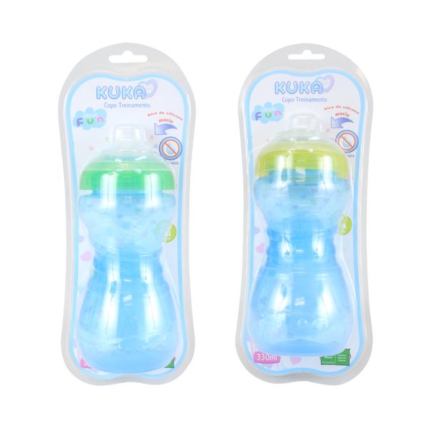 Copo de Treinamento Kuka Funny Estampa Masculina 330ml Cores Diversas - Item Sortido