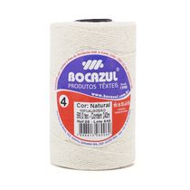 Barbante Bocazul Tubete Natural 4/4 25 240m Cru