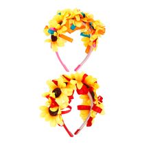 Tiara de Girassol Le Cores Diversas - Item Sortido