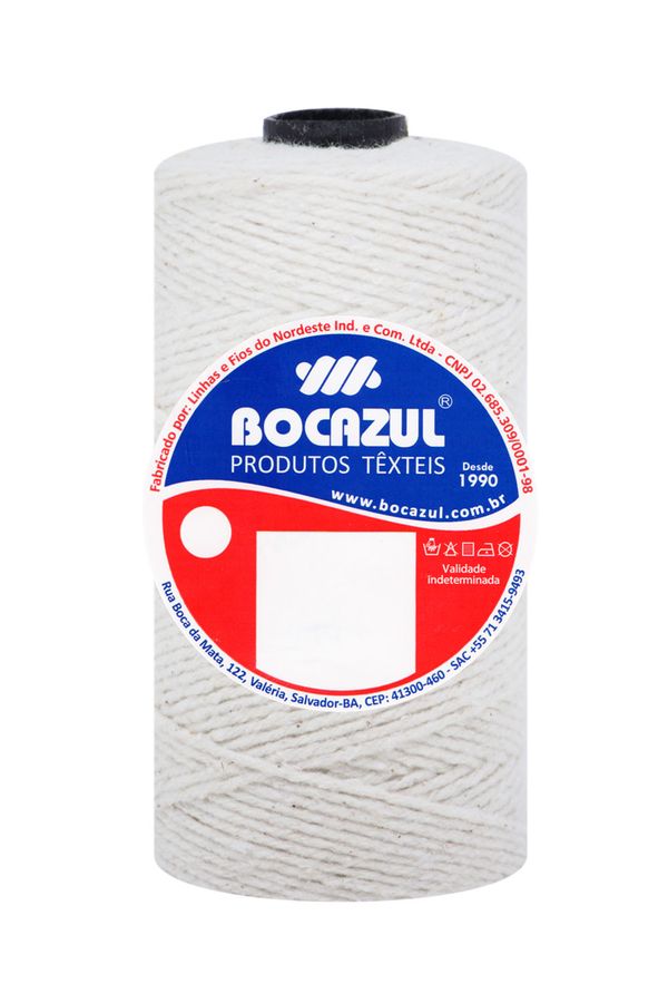 Barbante Bocazul Tubete Natural 4/10 28 103m Cru