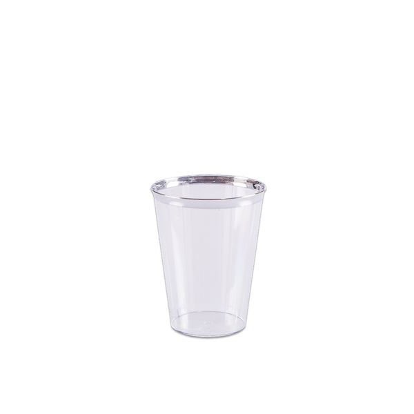 Copo Prafesta Requinte 200ml com 10 Unidades Prata