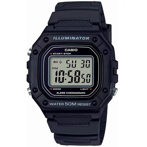Relógio Casio Masculino Ref:W-218h-1avdf Retangular Digital Relógio Casio Masculino Ref:W-218h-1avdf Retangular Digital