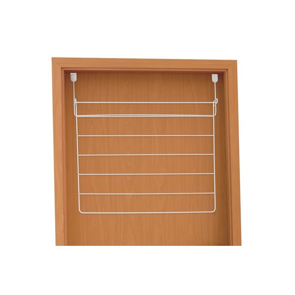 Varal Dobrável Porta Toalha Suporte Secador de Roupa Sem furo Branco - Kit com 2 unidades