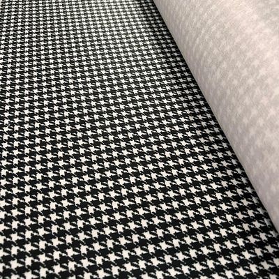 Tecido Estampado Suede Pied Poule Poltrona Cabeceira Estofados Decoração T02 Metro - Lyam Decor