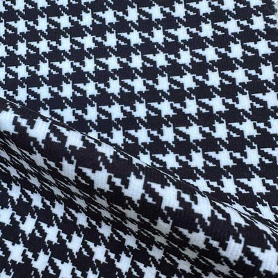 Tecido Estampado Suede Pied Poule Poltrona Cabeceira Estofados Decoração T02 Metro - Lyam Decor