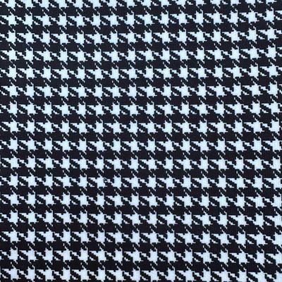 Tecido Estampado Suede Pied Poule Poltrona Cabeceira Estofados Decoração T02 Metro - Lyam Decor