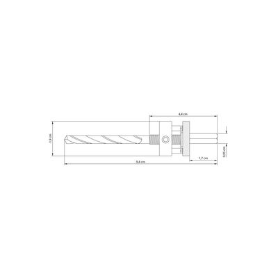 Broca Piloto com Suporte 3/8" para Serra Copo com Ponta de Metal Duro e Bi-Metalica Tramontina