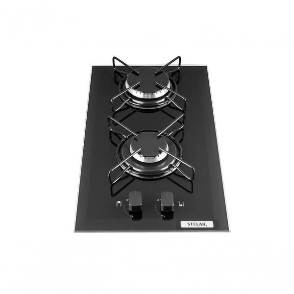 Cooktop A Gás Stelar 2q Soft Preto Bivolt