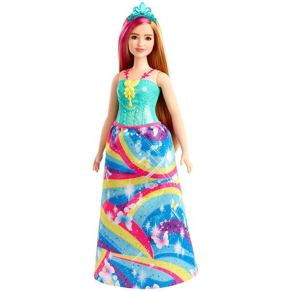 Boneca - Barbie - Dreamtopia - Princesa - Vestido Verde - Mattel Mattel