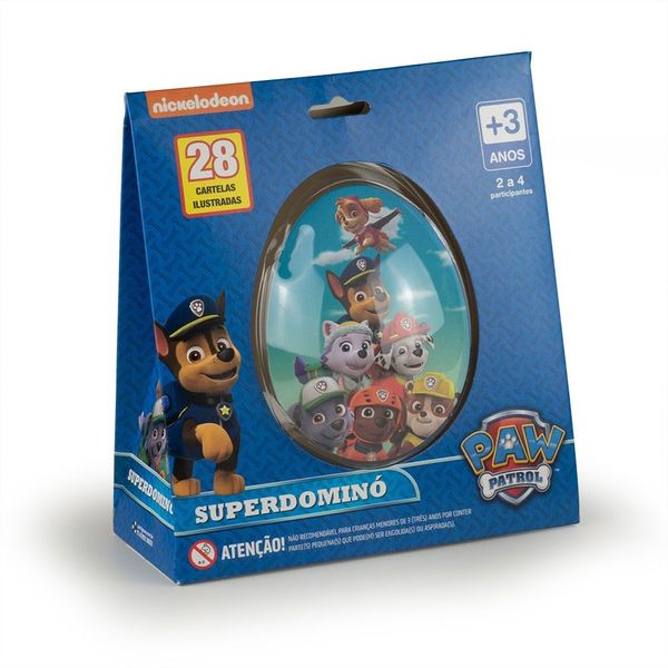 Jogo Dominó - Superdominó Patrulha Canina - Grow GROW03761
