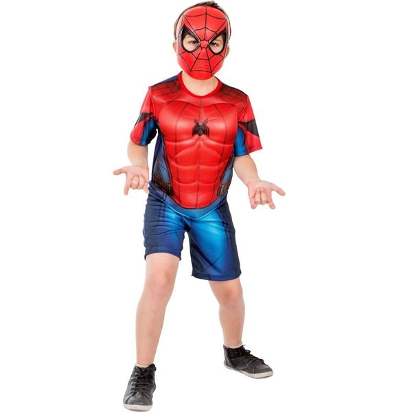Fantasia Clássica - Homem Aranha M - Curta - Regina REG1090038 Fantasia Clássica - Homem Aranha M - Curta - Regina REG1090038