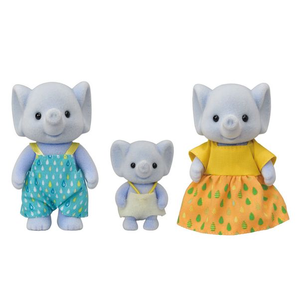 Sylvanian Families - Família dos Elefantes - Epoch Magia EPO5376 Sylvanian Families - Família dos Elefantes - Epoch Magia EPO5376