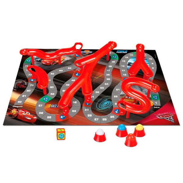 Jogo - Pista e Atalhos - Disney - Pixar - Carros 3 - Elka ELKA1003 Jogo - Pista e Atalhos - Disney - Pixar - Carros 3 - Elka ELKA1003