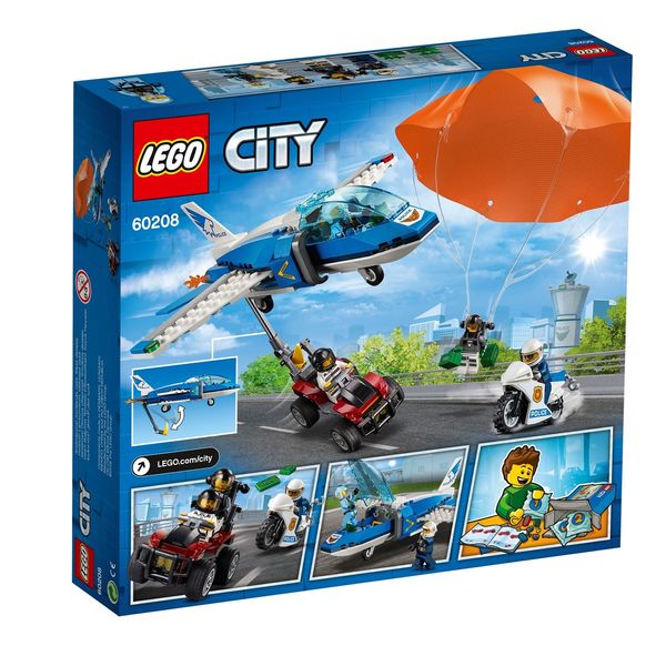 LEGO City - Patrulha Aérea com Paraquedas - 60208 LEGO 60208