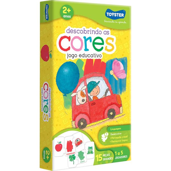 Jogo Educativo - Descobrindo as cores - Toyster TOYS2032 Jogo Educativo - Descobrindo as cores - Toyster TOYS2032