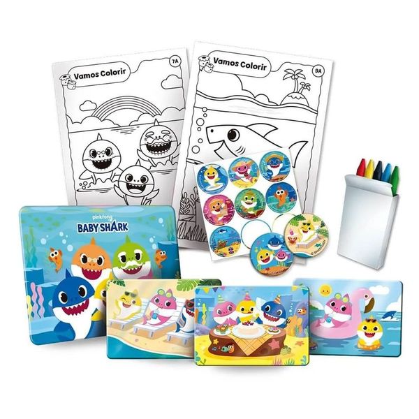 Conjunto de Atividades - Baby Shark - COPAG 99790 Conjunto de Atividades - Baby Shark - COPAG 99790