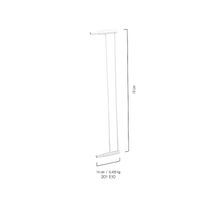 Extensor Kiddo para Grade de Porta Branco 10cm