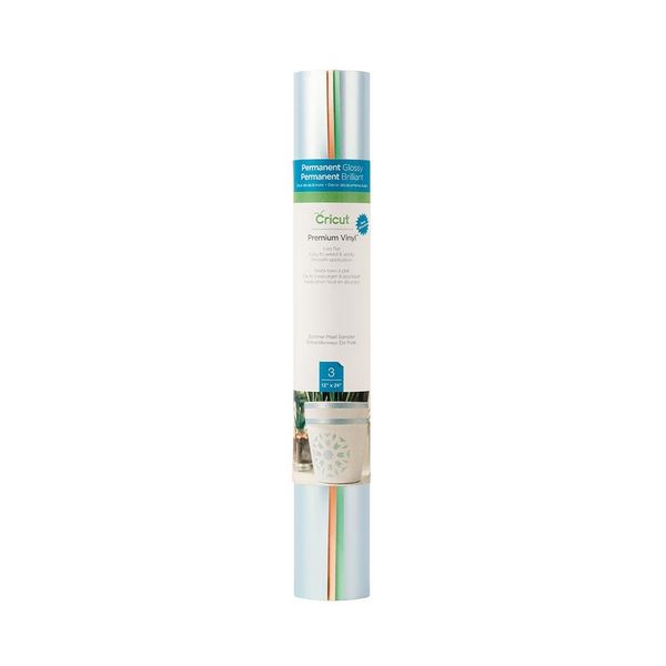 Adesivo Vinil Smart Permanente Fosco Verde - Cricut Joy - 13,9 cm x 1,22 m - 1 Unid