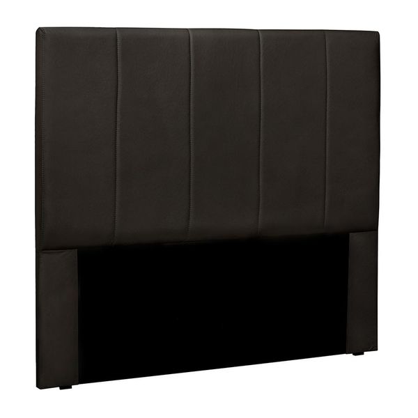 Cabeceira Decorativa Casal 1,40M Erza PU Marrom - Gran Belo