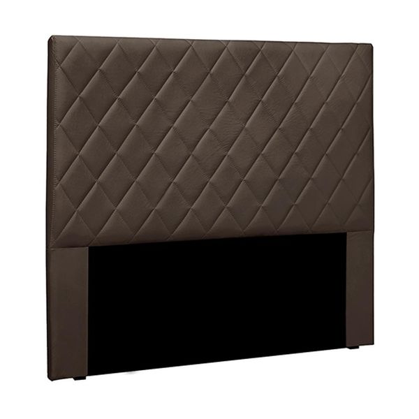 Cabeceira Decorativa King Size 1,95M Tàzio Veludo Marrom - Gran Belo