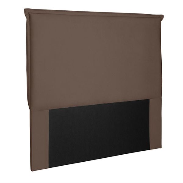 Cabeceira Decorativa Casal 1,40M Trento Suede Caramelo - Gran Belo