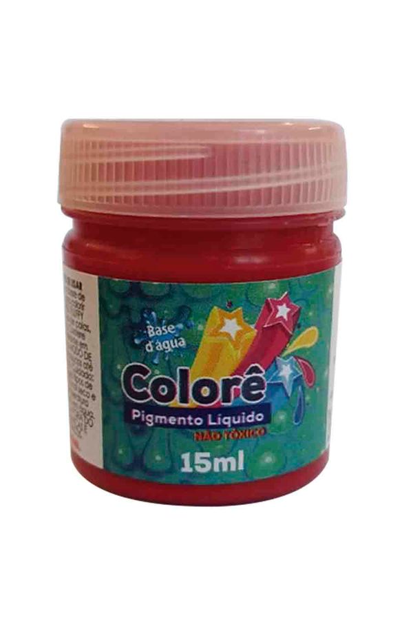 Corante Líquido com 15ml Vermelho