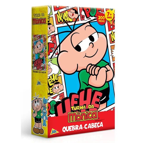 Quebra-Cabeça - 200 Peças - Turma da Mônica - Cebolinha Quadrinhos - Toyster TOYS2242