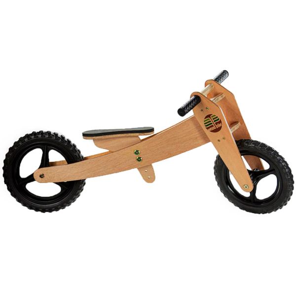 Bicicleta de Madeira Woodbike - Woodline - Preto - Camará