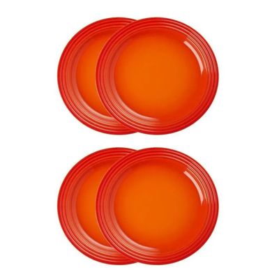 PRATO REDONDO LE CREUSET RASO 22CM LARANJA