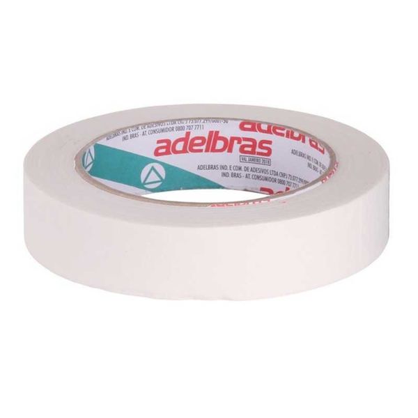 FITA CREPE BRANCO 16MMX50M ADELBRAS