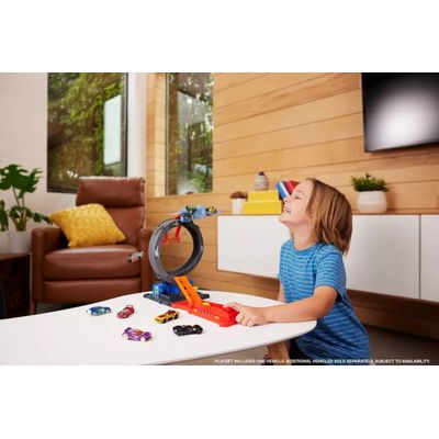Hot Wheels Pista Ataque Do Morcego City Loopi - Mattel HTN78