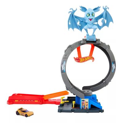 Hot Wheels Pista Ataque Do Morcego City Loopi - Mattel HTN78
