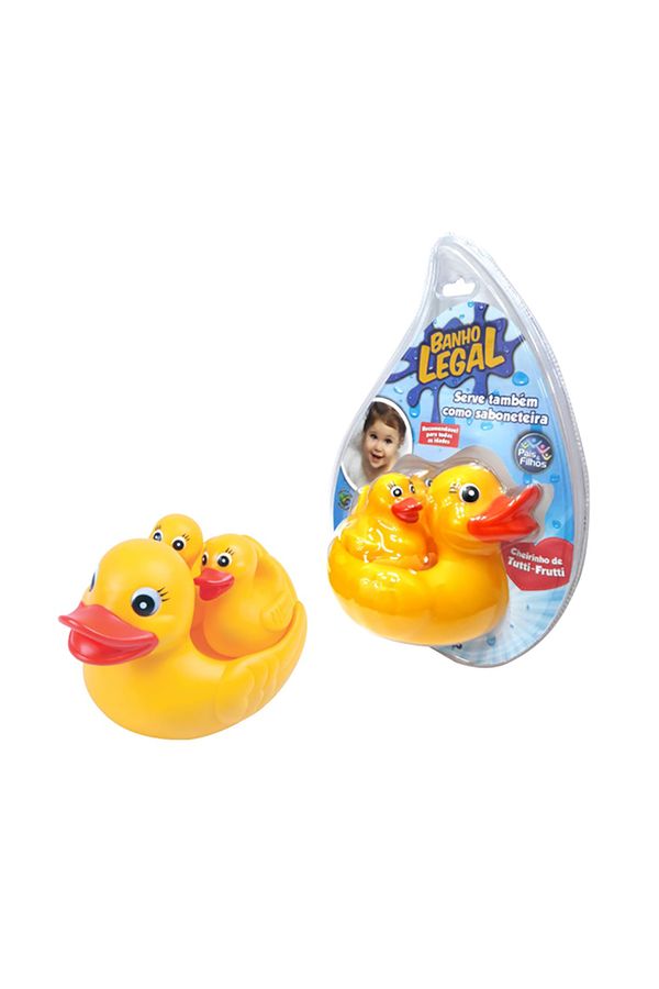 Brinquedo para Banho Pata Mãe Pais e Filhos