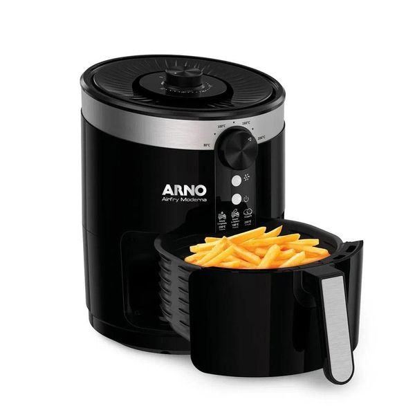 Fritadeira Elétrica sem Óleo Arno Moderna 3,5l Preta 220V PFRY EY1208B2 220V