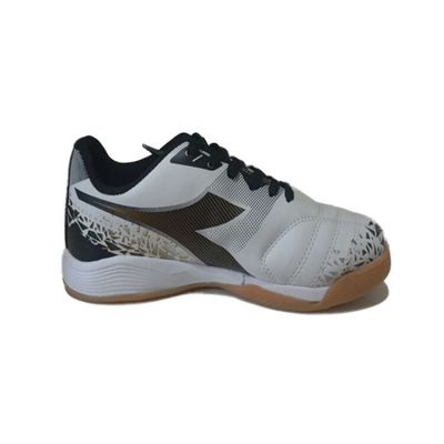 Chuteira Futsal Diadora Nazionale Elite - Bcoptoouro 43 / BCO/PTO/OURO