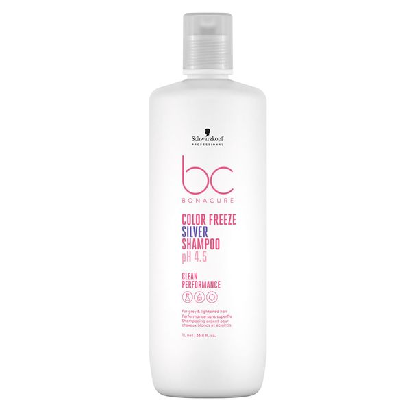Schwarzkopf BC Clean Color Freeze Silver pH 4.5 Shampoo 1000ml Schwarzkopf BC Clean Color Freeze Silver pH 4.5 Shampoo 1000ml