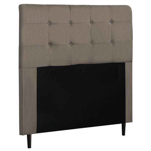 Cabeceira Cama Box Casal 140cm Luna I02 Suede Bege - Mpozenato