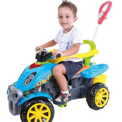 Quadriciclo Infantil Carrinho De Passeio Moto Menina Menino - Colorido
