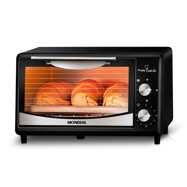 Forno Elétrico Mondial Pratic Cook 6L FR-09 Forno Elétrico Mondial Pratic Cook 6L FR-09