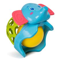 Brinquedo/Chocalho Bichinho Mordedor Azul/Elefante- Pimpolho